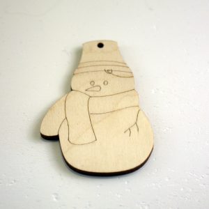 Снеговик с гравировкой